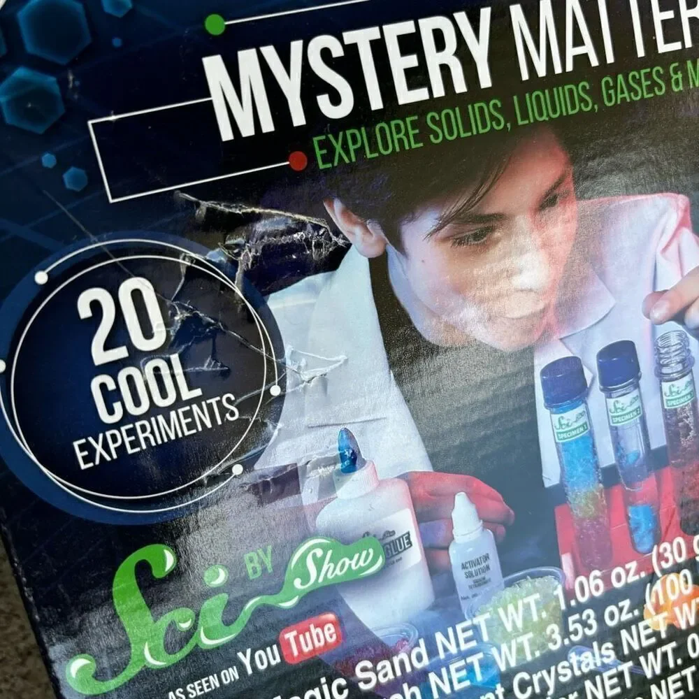 Universe Unboxed Mystery Matter Science Kit-Open Box-Complete